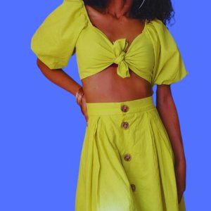 Blue Blush Canary Two Piece